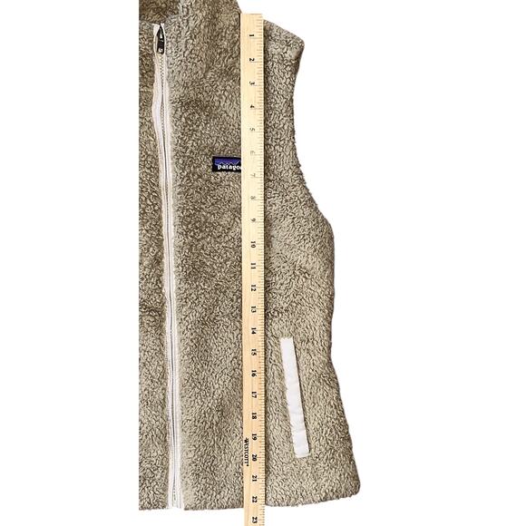 Patagonia Los Gatos Fleece Tan & White Women's Small - Picture 2 of 7
